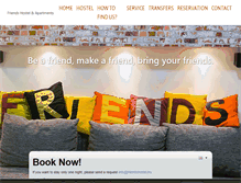 Tablet Screenshot of friendshostel.hu